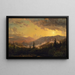 Sonnenuntergang nach einem Sturm in den Catskill-Bergen - Jasper Francis Cropsey — gerahmtes Bild an der Wand