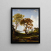 L'Hudson bei Piermont - Jasper Francis Cropsey — gerahmtes Bild an der Wand