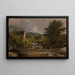 Der alte Mühle - Jasper Francis Cropsey — gerahmtes Bild an der Wand
