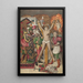 Saint Vincent sur le chevalet - Jaume Huguet — gerahmtes Bild an der Wand
