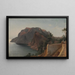 Capri - Jean-Achille Benouville — gerahmtes Bild an der Wand