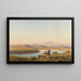 Italienisches Landschaftsgemälde - Jean-Achille Benouville — gerahmtes Bild an der Wand