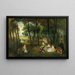 Fête Galante dans un Paysage Boisé - Jean-Antoine Watteau — gerahmtes Bild an der Wand