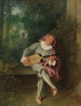 Mezzetín - Jean-Antoine Watteau — Ansicht des Kunstwerks