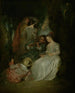 L'accord parfait - Jean-Antoine Watteau — Ansicht des Kunstwerks
