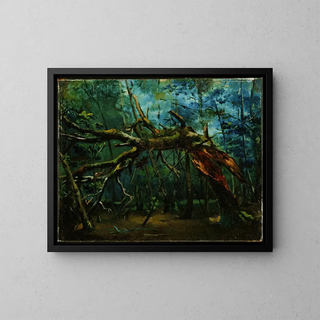 JeanBaptisteCamille Corot - A Fallen Tree.webp