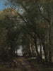 Eine Allee durch die Bäume - Jean-Baptiste-Camille Corot — Ansicht des Kunstwerks
