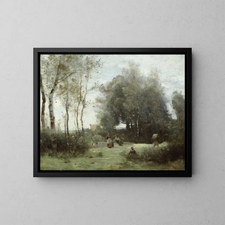 JeanBaptisteCamille Corot - ArleuxPalluel The Bridge of Trysts.webp