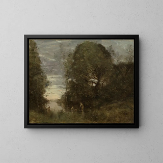 JeanBaptisteCamille Corot - Baigneuses dans une crique boise.webp