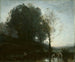 Nymphe und Kind beim Baden - Jean-Baptiste-Camille Corot — Ansicht des Kunstwerks