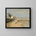 Pont sur la rivière Saône à Mâcon - Jean-Baptiste-Camille Corot — gerahmtes Bild an der Wand
