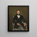 Camille Sennegon, Neffe des Künstlers - Jean-Baptiste-Camille Corot — gerahmtes Bild an der Wand