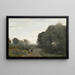 Chaville am Morgen im Frühling - Jean-Baptiste-Camille Corot — gerahmtes Bild an der Wand