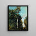 Wald an der Côte de Grâce in Honfleur - Jean-Baptiste-Camille Corot — gerahmtes Bild an der Wand