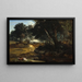 Wald von Fontainebleau - Jean-Baptiste-Camille Corot — gerahmtes Bild an der Wand