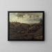 Italienisches Landschaftsgemälde bei Marino im Herbst - Jean-Baptiste-Camille Corot — gerahmtes Bild an der Wand