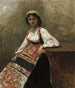Frau Italienerin La Morieri - Jean-Baptiste-Camille Corot — Ansicht des Kunstwerks
