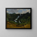 La Cascade de Terni - Jean-Baptiste-Camille Corot — gerahmtes Bild an der Wand