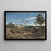 La Cervara, die römische Landschaft - Jean-Baptiste-Camille Corot — gerahmtes Bild an der Wand