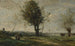 Das Treffen am Wegesrand - Jean-Baptiste-Camille Corot — Ansicht des Kunstwerks
