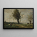 Das Treffen am Wegesrand - Jean-Baptiste-Camille Corot — gerahmtes Bild an der Wand