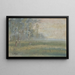 Landschaft bei Bussières - Jean-Baptiste-Camille Corot — gerahmtes Bild an der Wand
