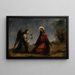 Der Christus im Garten Gethsemane - Jean-Baptiste-Camille Corot — gerahmtes Bild an der Wand