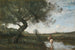 Der Bach am Weißen Pferd - Jean-Baptiste-Camille Corot — Ansicht des Kunstwerks