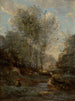 Le Vallon des Chèvres Souvenir du Lac de Garde - Jean-Baptiste-Camille Corot — Ansicht des Kunstwerks