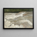 Le Velino La Sortie du Lac de Papigno - Jean-Baptiste-Camille Corot — gerahmtes Bild an der Wand