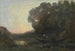 Der Bootsmann, das Ufer, Sonnenuntergang - Jean-Baptiste-Camille Corot — Ansicht des Kunstwerks