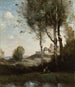 Die toskanischen Entdecker (Case Conflict) - Jean-Baptiste-Camille Corot — Ansicht des Kunstwerks