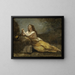 Madeleine im Gebet - Jean-Baptiste-Camille Corot — gerahmtes Bild an der Wand