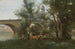 Mantes Les bords de la Seine au pied du pont - Jean-Baptiste-Camille Corot — Ansicht des Kunstwerks