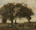 Moorlandschaft mit drei Kühen - Jean-Baptiste-Camille Corot — Ansicht des Kunstwerks
