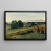 Mornex, Haute-Savoie, im Hintergrund der Mont Blanc - Jean-Baptiste-Camille Corot — gerahmtes Bild an der Wand