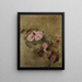 Stillleben mit Blumenstrauß - Jean-Baptiste-Camille Corot — gerahmtes Bild an der Wand