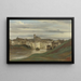auf den Ufern des Tibers, Rom - Jean-Baptiste-Camille Corot — gerahmtes Bild an der Wand