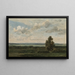 Ebenen der Orlanaises - Jean-Baptiste-Camille Corot — gerahmtes Bild an der Wand