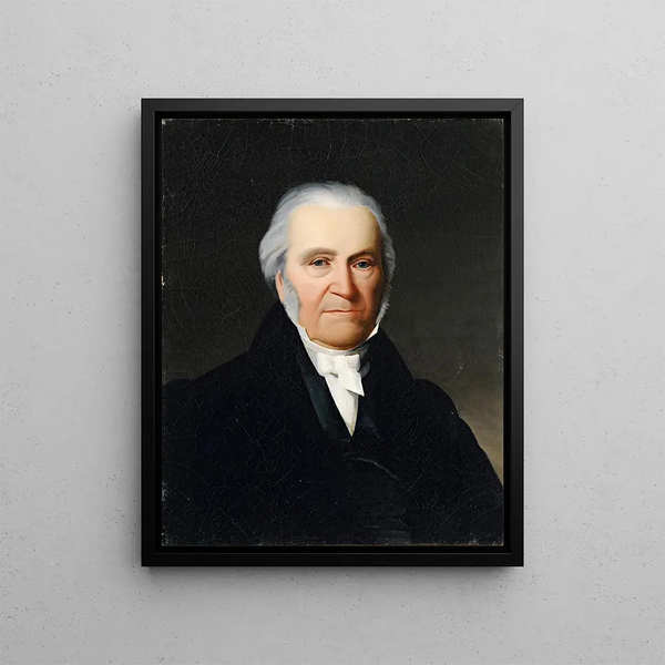 Portrait von André Osmond - Jean-Baptiste-Camille Corot — gerahmtes Bild an der Wand