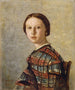 Portrait einer jungen Frau - Jean-Baptiste-Camille Corot — Ansicht des Kunstwerks
