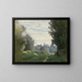 Morgenstrahlen - Jean-Baptiste-Camille Corot — gerahmtes Bild an der Wand