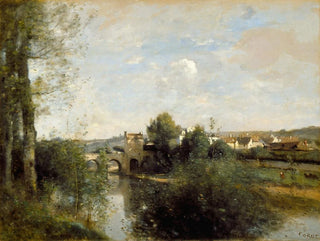 JeanBaptisteCamille Corot - Seine and Old Bridge at Limay.webp