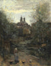 Semur Le Chemin De L'église - Jean-Baptiste-Camille Corot — Ansicht des Kunstwerks
