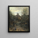 Semur Le Chemin De L'église - Jean-Baptiste-Camille Corot — gerahmtes Bild an der Wand