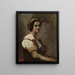 Sibylle - Jean-Baptiste-Camille Corot — gerahmtes Bild an der Wand