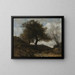 Souvenir de Normandie - Jean-Baptiste-Camille Corot — gerahmtes Bild an der Wand