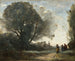 Souvenir de Terracina - Jean-Baptiste-Camille Corot — Ansicht des Kunstwerks