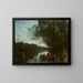 Souvenir des environs du lac Nemi - Jean-Baptiste-Camille Corot — gerahmtes Bild an der Wand