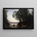Das Bad der Diana - Jean-Baptiste-Camille Corot — gerahmtes Bild an der Wand